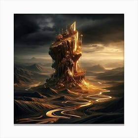 Sands Of Time 7 Canvas Print