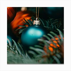 Christmas Ornaments Canvas Print