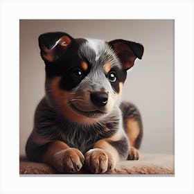 Australian Shepherd Puppy Canvas Print