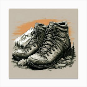 Hiking Boots 2 Canvas Print