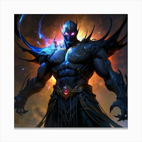 Demon From League Of Legends Canvas Print