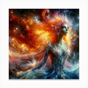 Fire Goddess Canvas Print