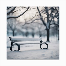 Serene Winter Relaxation1 Canvas Print