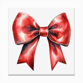 Red Bow 1 Canvas Print