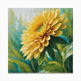 "Golden Bloom Radiance" is an exquisite artwork that captures the vivid detail and sunlit beauty of a blooming flower. This stunning piece, with its photorealistic appeal and vibrant yellow hues, brings the freshness of a spring garden to any setting. The artwork is perfect for botanical art lovers, garden enthusiasts, and those seeking to add a touch of nature-inspired optimism to their decor. Ideal for luxury home interiors, spa environments, or as a centerpiece in a boutique hotel lobby, this painting's ."botanical elegance," "luxurious floral art," "vibrant home decor," and "nature-inspired beauty." "Golden Bloom Radiance" is a captivating choice for collectors and decorators aiming to brighten spaces with fine art that celebrates the natural world's splendor. Canvas Print