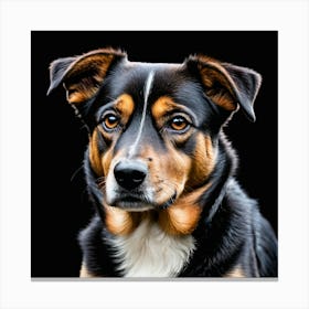 Portrait Of A Dog 1 Canvas Print