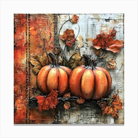 The Pumpkin Harvest 10 Canvas Print