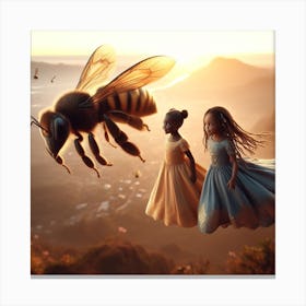 Queen Bee & Princess Canvas Print