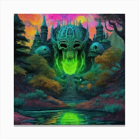 Castle In The Forest 1 Canvas Print