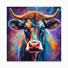 Celestial Cattle Canvas Print