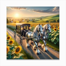 Horse Drawn Carriage Canvas Print