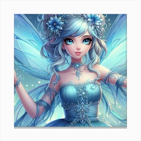 Blue Fairy Canvas Print
