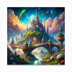 Castle In The Sky Canvas Print