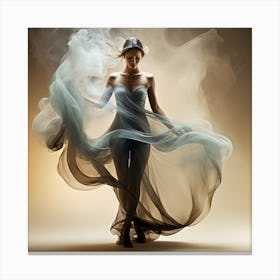 Mujer De Humo Canvas Print