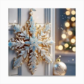 Snowflake Canvas Print