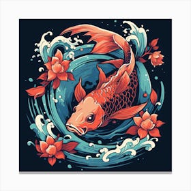 Koi Fish 10 Canvas Print