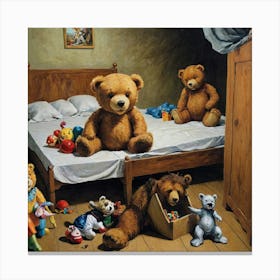 Teddy Bears Canvas Print