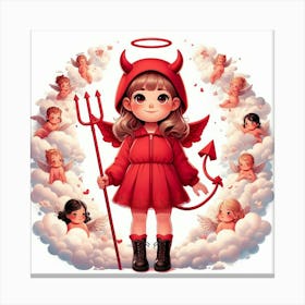 Devil Girl 1 Canvas Print
