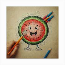 Watermelon 42 Canvas Print