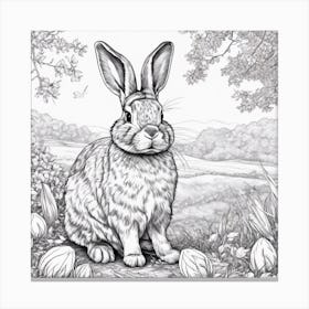 Easter Bunny Canvas Print