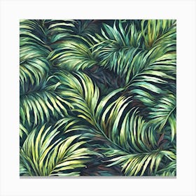 Palm Leaves 1 Canvas Print