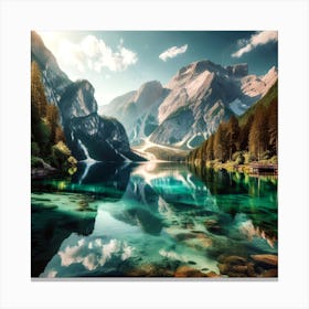 Lake - Lake Stock Videos & Royalty-Free Footage Canvas Print