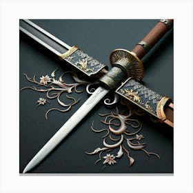 Samurai Sword Canvas Print