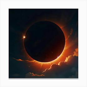 Solar Eclipse Canvas Print