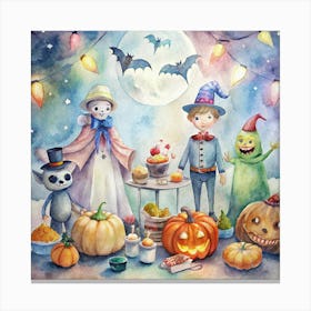 Halloween Party Canvas Print