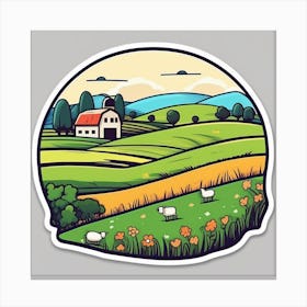 Farm Landscape 34 Canvas Print