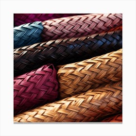 Woven Baskets Canvas Print