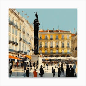 London Square Canvas Print