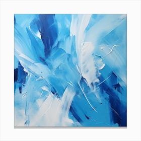 Abstract Blue Painting 1 Canvas Print