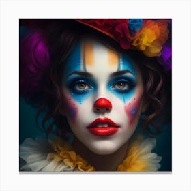 Graceful Clowning Canvas Print