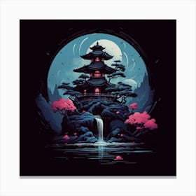 Japanese Temple Canvas Print