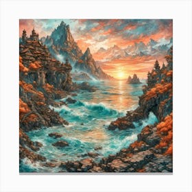 no go cove Canvas Print