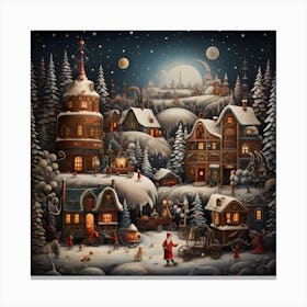 Ethereal Yule Reverie Canvas Print