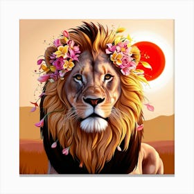 Lion beauty Canvas Print