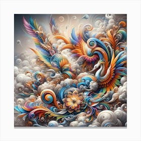 Psychedelic Painting 16 Canvas Print