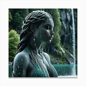 Clay Figures In Nature 8 Canvas Print