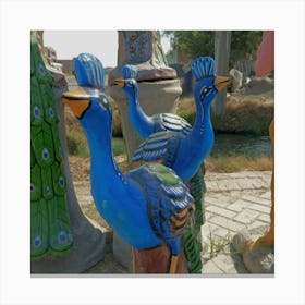 Peacocks Canvas Print