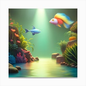 Fishes In The Sea Canvas Print