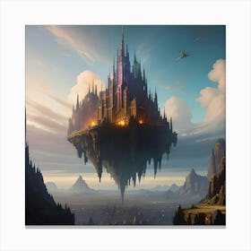 Castle In The Sky Canvas Print