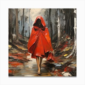 Red riding hood Canvas Print