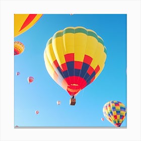 Hot Air Balloons In The Sky Canvas Print