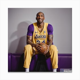 Kobe Bryant AI Canvas Print