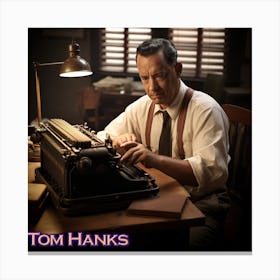 Tom Hanks 2 Canvas Print