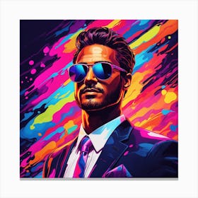 Man In Sunglasses Canvas Print