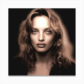 Uma Thurman Canvas Print