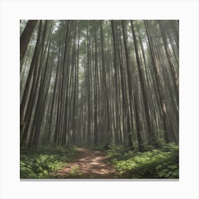 In The Dense Forest Canvas Print